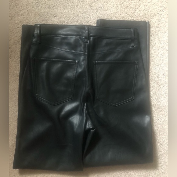 Express High Rise Leather Pants - Picture 5 of 8
